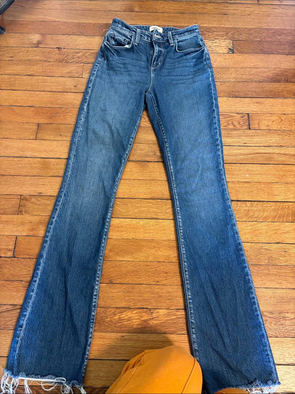L'AGENCE Blue mid rise Flare Jeans